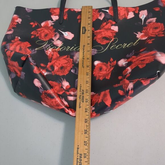 Victoria's Secret Limited Edition 2019 Large Red Floral Rose Tote Bag - Picture 4 of 4